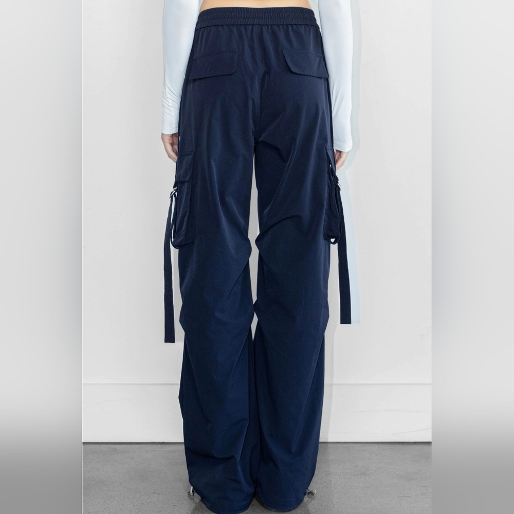 NEW! BOHO CHIC FABULOUS WIDE LEG CARGO PANTS - Picture 3 of 16